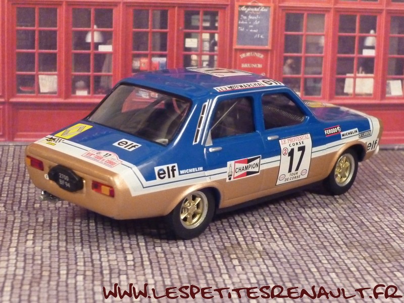 Renault 12 Gordini Tour de Corse 1975-1/43 Atlas Voiture miniature car G022