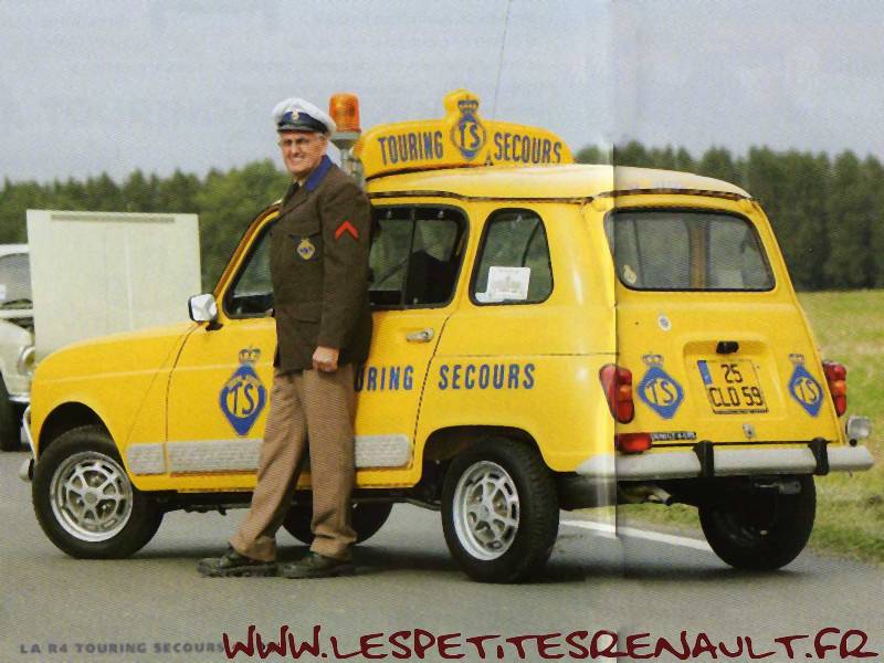 Joustra – Renault 4L Secours Routier – Miniature De Collection Vintage