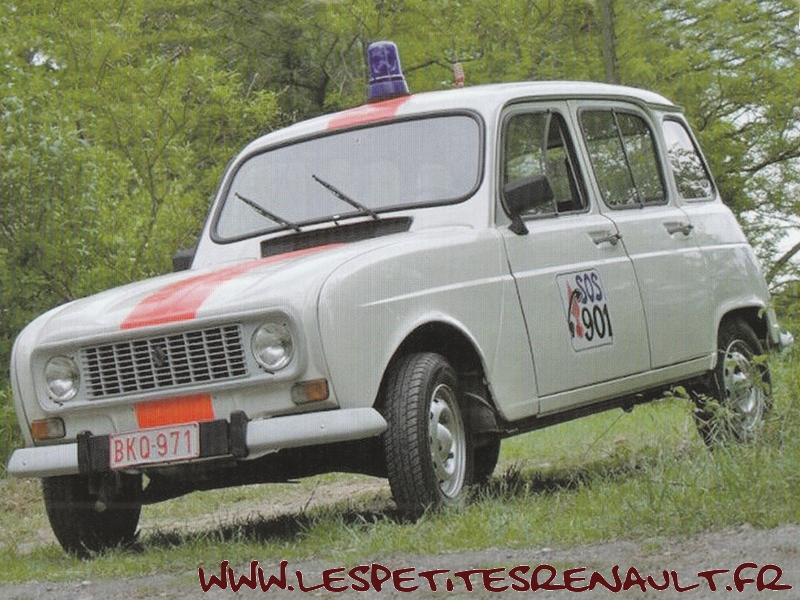 Les Petites Renault Renault 4 TL Gendarmerie Belge 1986