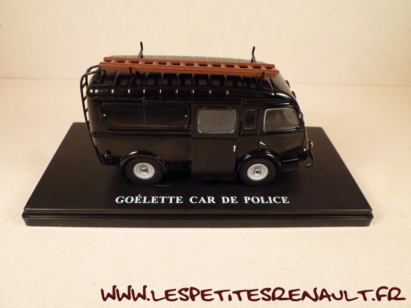 Miniature Renault Goélette Police 1962 échelle 1/43 - Camion Utilitaire En Métal Par IXO