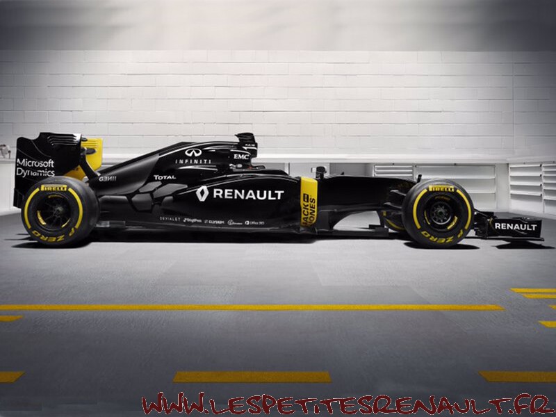 Miniature Spark 1/43 – F1 Renault R.S.16 – Tests Hiver – Noire – Occasion