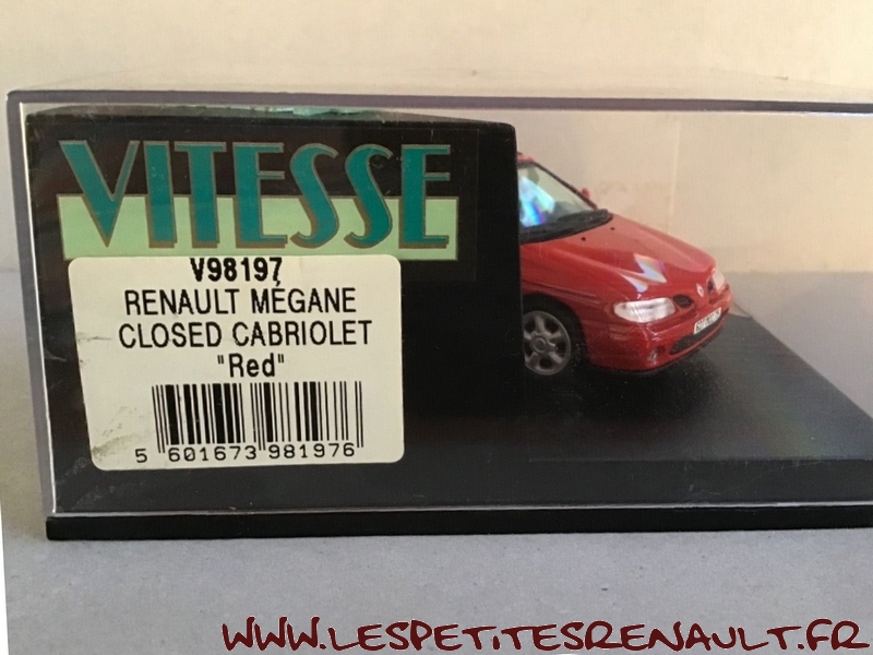 Anson Mégane 1/18 - Voiture De Collection Rouge Comme Neuve En Boîte